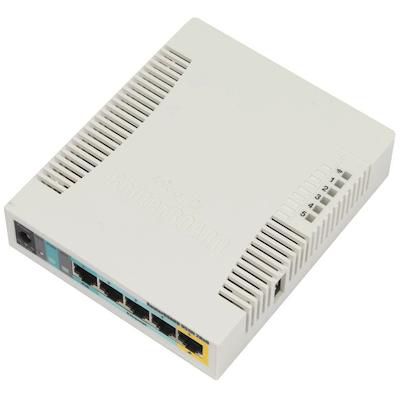 MikroTik Wireless (2.4GHz, 802.11b/g/n), 5 x Ethernet LAN RJ-45, 1 x USB 2.0, 600MHz CPU, 128MB RAM - W124470898