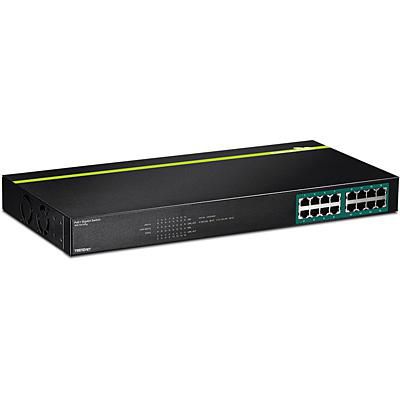 TRENDnet 16 x Gigabit Ethernet RJ-45, PoE+ - W124976238