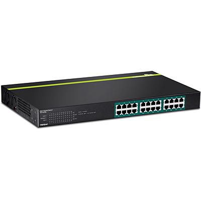 TRENDnet 24 x RJ-45 Gigabit LAN, 48 Gbps, PoE+ - W124976239