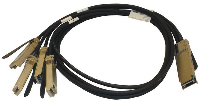 Fujitsu Direct attach cable QSFP+ to SFP+ 3m - W124974345