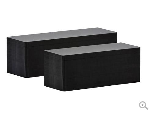 Evolis Mat Black PVC Cards, 150 mm x 50 mm - W125046987