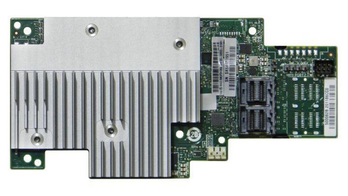 Intel Tri-mode PCIe/SAS/SATA Entry-Level RAID Mezzanine Module, 8 internal ports - W124571609