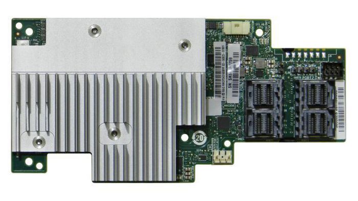 Intel Tri-mode PCIe/SAS/SATA Full-Featured RAID Mezzanine Module, 16 internal ports - W124571608