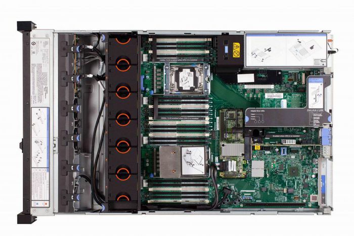 Lenovo System x3650 M5 - Intel Xeon E5-2620 v3 (15M Cache, 2.40 GHz), C612, 16GB DDR4 2133MHz, 2U Rack, 8x2.5" HS SAS/SATA, RAID M5210(2GB flash, 0/1/5/10/50), Multiburner, 4x Gigabit Ethernet, 550W, NoOS - W125087917