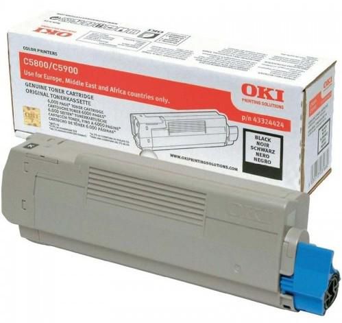 OKI Black Toner Cartridge for C5800/C5900 - W124515138