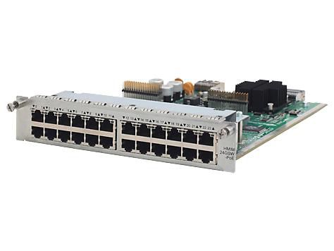 Hewlett Packard Enterprise HP MSR 24-port Gig-T PoE Switch HMIM Module - W124857967