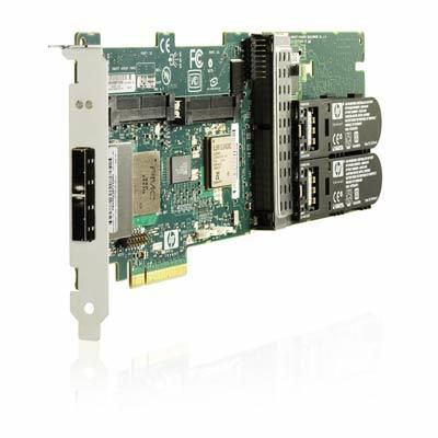 Hewlett Packard Enterprise Smart Array P411 controller board - PCIe x8 SAS controller - Has two external x4 mini-SAS ports - For up to 6Gb/sec transfer rate SAS and up to 3Gb/sec transfer rate SATA - Does not include memory or backup power - W125172625