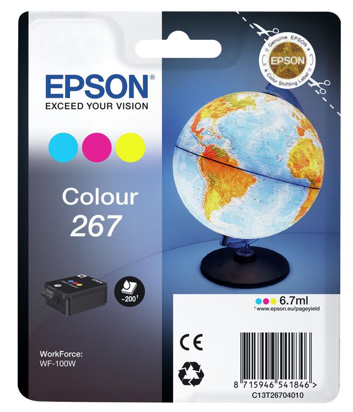 Epson Singlepack Colour 267 ink cartridge - W124646702