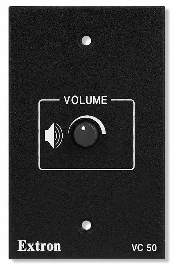 Extron Volume Control Wallplate, Black & White - W125489316