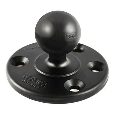 RAM Mounts RAM Large Round Plate with Ball - W124869908
