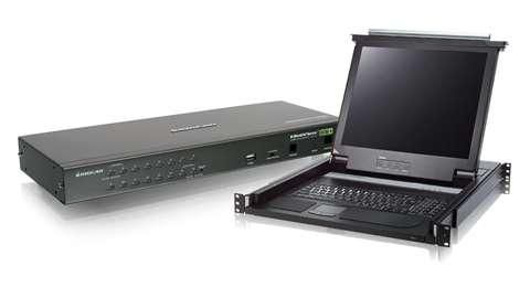 IOGEAR 6-Port PS/2 USB Combo KVM & 17" Rack Mount LCD Bundle - W125254549