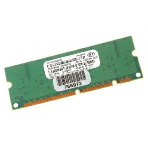 HP 128MB, 100-pin, DDR DIMM - Used to add flash memory-based accessory fonts, macros, and patterns - W125269083