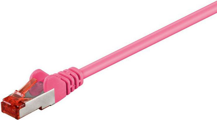 MicroConnect CAT6 S/FTP Network Cable 5m, Pink - W124875137