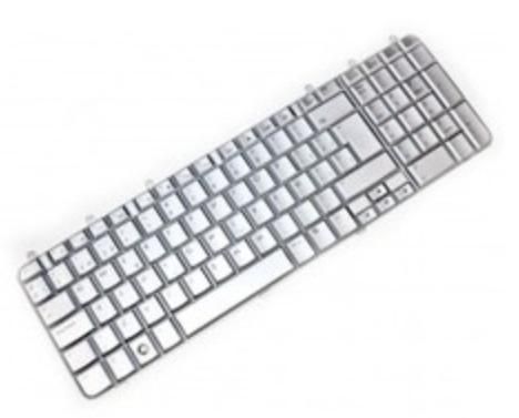 HP Keyboard (Swiss), Silver - W124528794