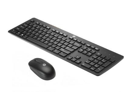 HP Wireless Keyboard + Mouse, Black - W124934828