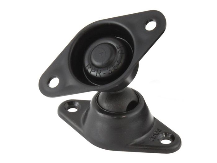 RAM Mounts Snap-Link Mount with Short Arm & Two Diamond Plates - W124770685