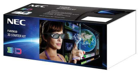 Sharp/NEC 3D Projection Starter Kit for NEC 3D projectors - W124784702
