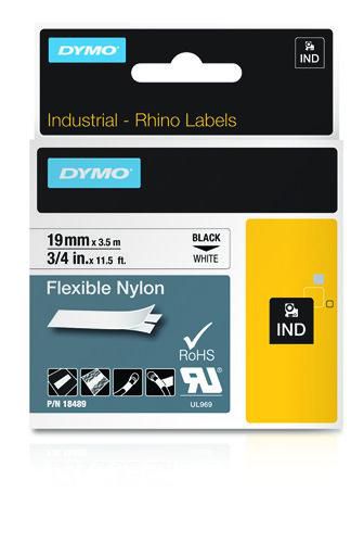 DYMO IND Flexible Nylon, 19mm x 3.5m - W125203607