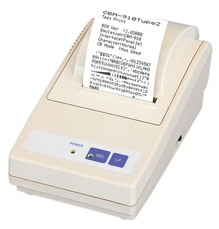 CBM91040RF2A, CBM-910II Dot matrix impact printer; Serial; External 230V PSU; 40 White | EET