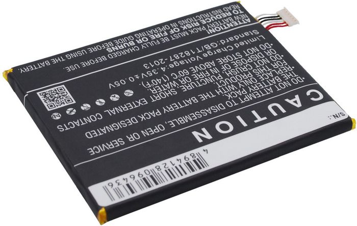 CoreParts Battery for Vodafone Mobile 11.4Wh Li-ion 3.8V 3000mAh, for OT-985N, Smart 4 Power, One Touch Flash 2, One Touch Flash 2 Dual SIM, One Touch Flash 2 Dual SIM LTE, One Touch Pop S7, OT-7045, OT-7045Y, OT-7049D - W124564159