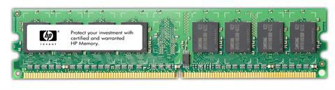 Hewlett Packard Enterprise 512MB, 667MHz, PC2-5300F-5, DDR2, single-rank x8, 1.50V, registered, fully-buffered with ECC, dual in-line memory module (FBDIMM) - Part number is for one 512MB DIMM - W124713819EXC