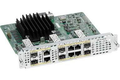 Cisco 6-port Gigabit Ethernet, dual-mode GE/SFP, SM-X Module - W124574906