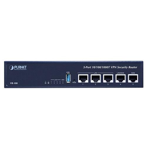 Planet 5-Port 10/100/1000T VPN, 1 x USB 3.0, 100-240V AC, 1A max - W124778077