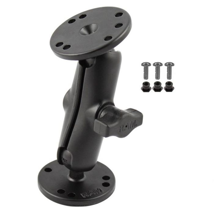 RAM Mounts RAM Double Ball Mount with Hardware for Garmin GPSMAP + More - W125330650
