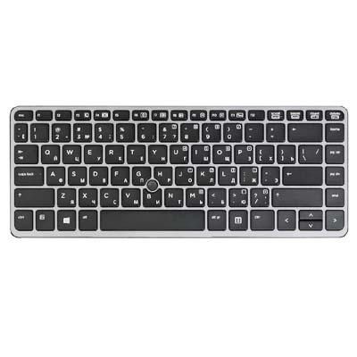 HP Backlit keyboard with pointing stick - Dual-point, spill-resistant design with drain and DuraKeys - Includes keyboard and pointing stick cables (Belgium) - W125133865