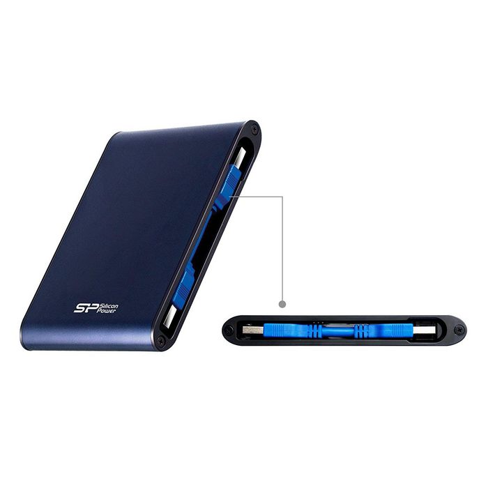 Silicon Power Armor A80, 1TB, USB 3.1 Gen 1, Blue - W125074703