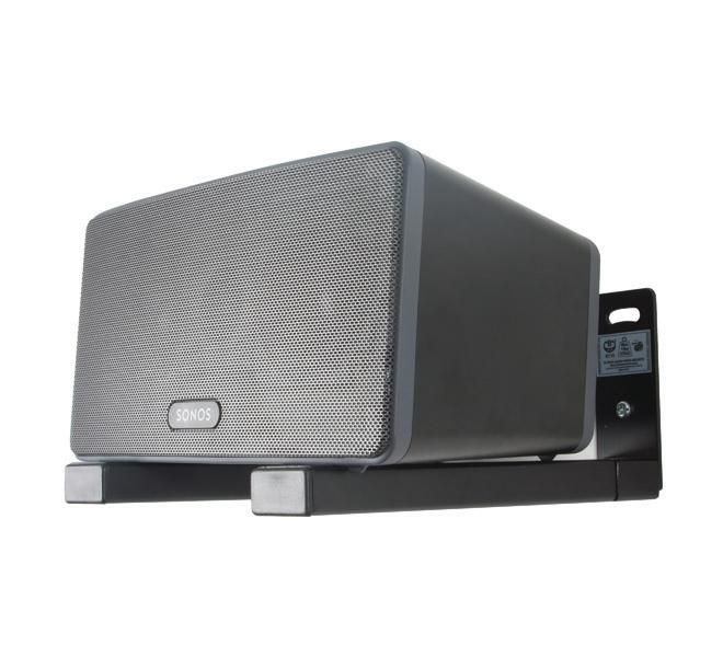 B-Tech Centre Speaker Wall Mount with Adjustable Arms, max 15 kg, 180 - 290 mm, Black - W125288785