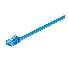 MicroConnect CAT6a U/UTP FLAT Network Cable 3m, Blue - W124977307