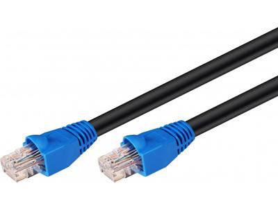 MicroConnect CAT6 U/UTP Outdoor Network Cable 60m, Black - W125145211
