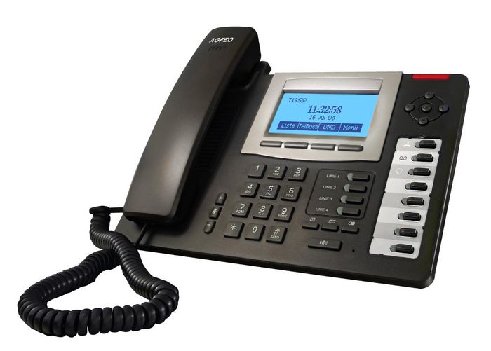 AGFEO Telefon T19 SIP schwarz schnur - W124783969