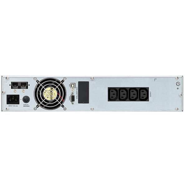 Infosec On Line Double Conversion, 2000VA, 4 IEC Outlets, USB/RS232, LCD, 2U - W125413217