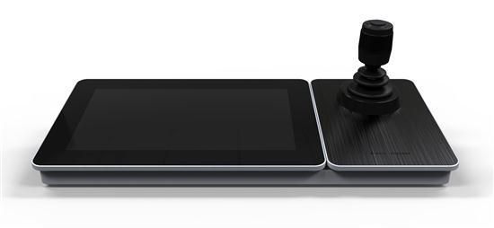 Hikvision Teclado controlador PTZ com ecrã tátil, joystick 4-eixos, áudio - W124982775