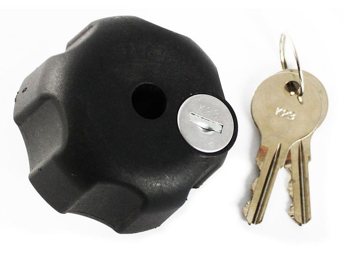 RAM Mounts Key Lock Knob with Steel Insert for Swing Arms - W124570546