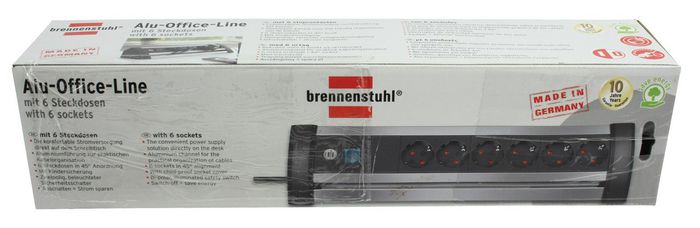 Brennenstuhl Distribution board 6 out office - W124500648