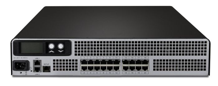 Vertiv Matrix 20-port CatX Switch, 2 x 10/100/1000 Ethernet RJ-45, RS-232 - W124765928