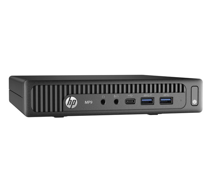 HP MP9 G2, i5-6500T, Intel Q170, 4GB DDR4 2133MHz, 500GB HDD, Gigabit Ethernet, M.2, USB 3.0, USB Type-C, DisplayPort, VGA, Windows 10 Pro 64-bit - W125365116