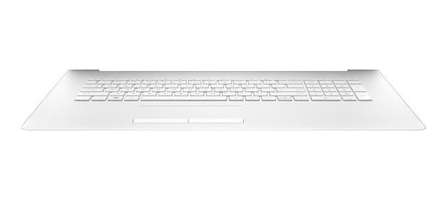 HP Top cover/keyboard, snow white - W124839095