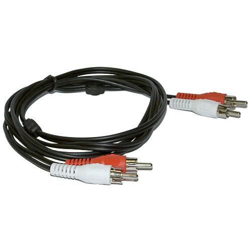 MicroConnect Stereo RCA Cable; 2 x RCA Male to RCA male, 20m - W124545610