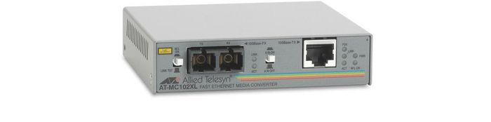 Allied Telesis 100TX to 100FX (SC) standalone media converter - W125244885