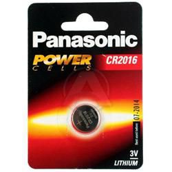 Panasonic CR2016 - Lithium Coin cell, 90 mAh, 3V - W125347002