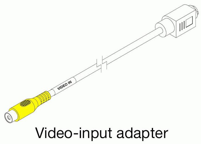Matrox Matrox DIN8 to composite video-input adapter cable - W125453663