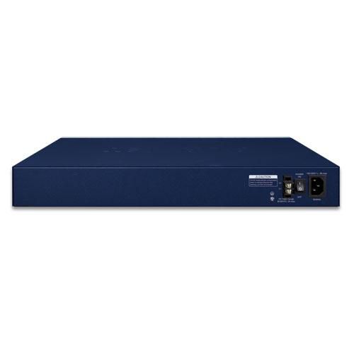 Planet L3 24-Port 10/100/1000T 802.3bt PoE + 2-Port 10GBASE-T + 2-Port 10G SFP+ Managed Switch with LCD Touch Screen and Redundant Power - W124655534