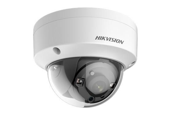 Hikvision Cámara HD minidomo 5M 2.8mm antivandálico IR30 WDR IK10 IP67 12V 4en1. Ultra baja iluminación - W124848481