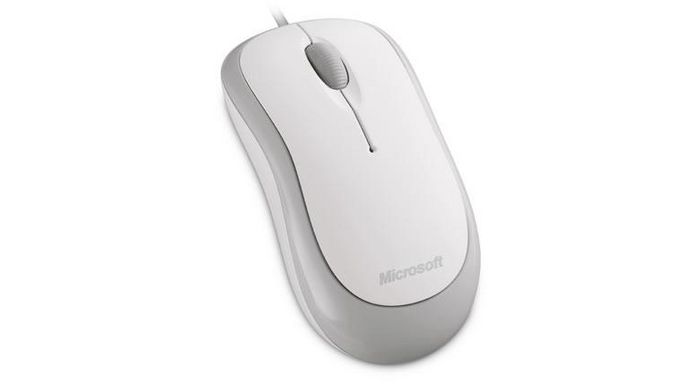 Microsoft Basic Optical Mouse, USB / PS/2, 92.8g, White - W124768438