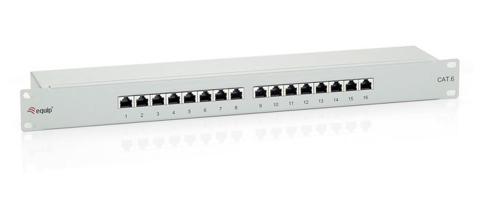 Equip 16-Port Cat.6 Shielded Patch Panel - W125008677