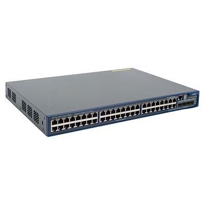 Hewlett Packard Enterprise 48 x Gigabit Ethernet, 4 x SFP, 192 Gbps, 128 MB SDRAM, 145W - W125157991